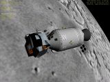 NASSP 4.x CSM and LEM orbit Moon